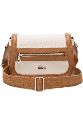 Picture of Lacoste Flap Crossover Bag, Farine TAN