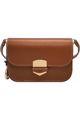 Picture of Fossil Women's Lennox Leather Large or Small Flap Crossbody Purse Handbag For Women