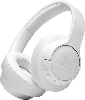 Picture of JBL Tune 710BT Wireless Over-Ear Headphones - Bluetooth Headphones with Microphone, 50H Battery, Hands-Free Calls, Portable (White) (Renewed)