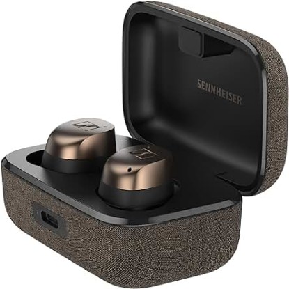 Picture of Sennheiser MOMENTUM True Wireless 4 Smart Earbuds with Bluetooth 5.4, Crystal-Clear Sound, Comfortable Design, 30-Hour Battery Life, Adaptive ANC, LE Audio and Auracast - Black Copper