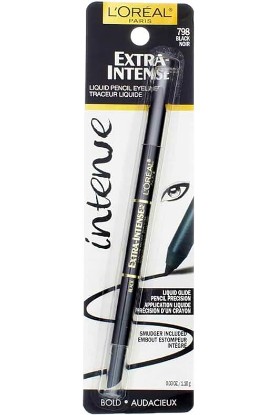 Picture of L'Oreal Paris L'Oréal Paris Extra-Intense Pencil Eyeliner, 798 Black (Pack of 2)