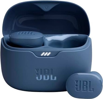 Picture of JBL Tune Buds - True wireless Noise Cancelling earbuds, JBL Pure Bass Sound, Bluetooth 5.3, 4-Mic technology for Crisp, Clear Calls, Up to 48 hours of battery life, Water and dust resistant (Blue)