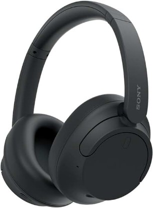 Picture of Sony WH-CH720N Noise Canceling Wireless Headphones Bluetooth Over The Ear Headset with Microphone, Black (Renewed)