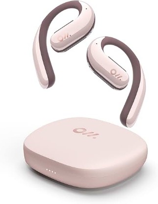 Picture of Oladance OWS Pro Open Ear Bluetooth Headphones with Multipoint Connection, Up to 58 Hours Playtime Air Conduction Headphones with Charging Case, Android&amp;iPhone Compatible, Sound Pink