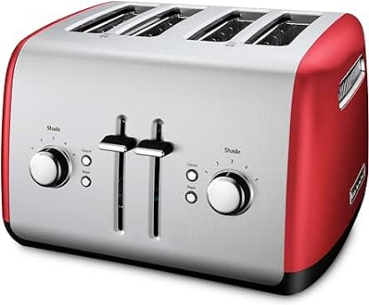 Picture of KitchenAid 4-Slice Toaster with Manual High-Lift Lever - KMT4115