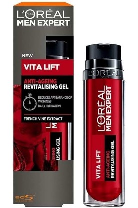 Picture of L'Oreal Paris L'Oreal Men Expert Vita Lift Anti-Wrinkle Gel Moisturiser, 50 ml