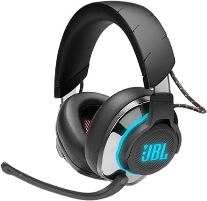 Picture of JBL Quantum 810 - Wireless Over-Ear Performance Gaming Headset with Noise Cancelling, Black, Medium