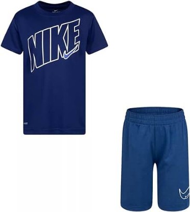 Picture of Nike Boy's Dri-FIT Graphic T-Shirt and Shorts Two-Piece Set