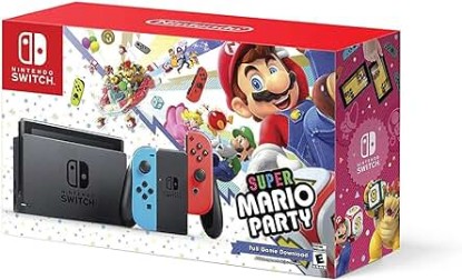 Picture of Nintendo Switch w/ Super Mario Party (Full Game Download) - Bundle Edition