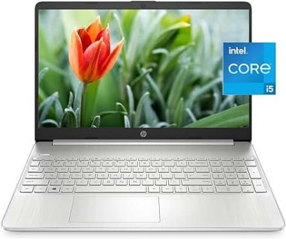 Picture of HP 15.6&quot; FHD Laptop, Full HD (1920 x 1080) Display, 16GB DDR4 RAM, 1TB SSD, Intel Core i5-1135G7 Quad-core (4 Core) Processor, HDMI, Windows 11, Long Battery Life, Natural Silver, W/GaLiMu