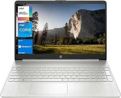 Picture of HP 15 Notebook Laptop, 15.6&quot; FHD Display, Intel Core i5-1135G7, 64GB DDR4 RAM, 1TB PCIe NVMe SSD, Webcam, HDMI, Bluetooth, Wi-Fi, Windows 11 Home, Silver