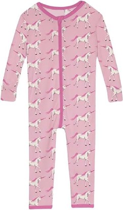 Picture of KicKee Pants Print Convertible Sleeper with Zipper, Super Soft Baby Clothes, Baby One Piece Sleepwear for Boys and Girls