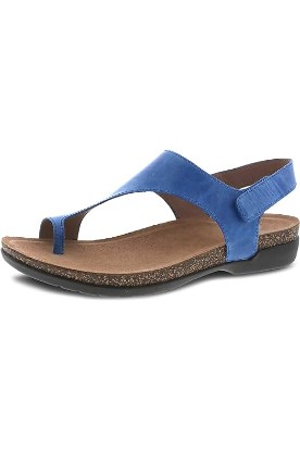 Picture of Dansko Reece Sandal for Women - Memory Foam and Cork Footbed for Comfort and Arch Support - Lightweight Rubber Outsole for Long-Lasting Wear- Versatile Casual to Dressy with Hook &amp; Loop Strap