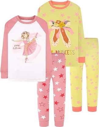 Picture of DAUGHTER QUEEN 18 Months-12 Years Halloween Pajamas for Boys &amp; Girls 100% Cotton Sleepwear