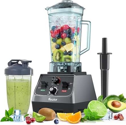 Picture of VEWIOR 2200W Blenders for Kitchen, Professional Smoothie Blender with 68oz Tritan Container &amp; 27oz To-Go Cup, Countertop Blender for Smoothies