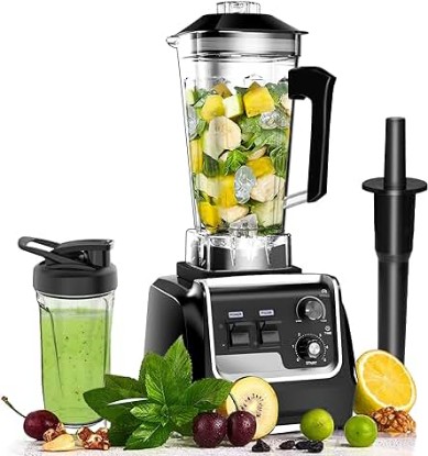 Picture of Professional Smoothies Blender, 2200W Blenders for Kitchen with 68oz Container &amp; 20oz To-Go Cup, High Power Countertop Blender for Shakes and Smoothies