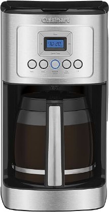 Picture of Cuisinart Coffee Maker, 14-Cup Glass Carafe, Fully Automatic for Brew Strength Control &amp; 1-4 Cup Setting, Stainless Steel, DCC-3200P1