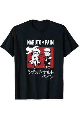 Picture of Naruto Ripple Junction x Naruto Shippuden Naruto Vs Pain T-Shirt