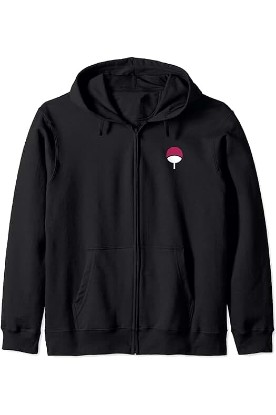 Picture of Naruto Shippuden Sasuke Symbol Zip Hoodie