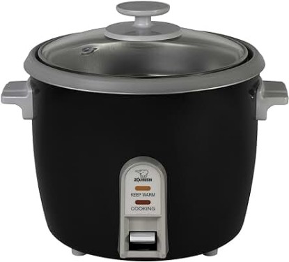 Picture of Zojirushi White Rice Cooker/Steamer (3, 6, and 10 Cups) Black 6 Cup