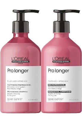 Picture of L'Oréal Professionnel L'Oreal Professionnel Pro Longer Thickening Shampoo &amp; Conditioner Set | Reduces Breakage &amp; Appearance of Split Ends| Adds Volume &amp; Shine | For Thin &amp; Fine Hair Types