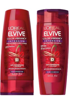 Picture of L'Oreal Paris L'Oreal Paris Elvive Color Vibrancy Protecting Shampoo and Conditioner Set, 12.6 Ounce Each