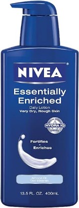 Picture of NIVEA Essentially Enriched Daily Lotion Very Dry, Rough Skin, Almond oil, Sea Minerals 8.4 fl oz (250 ml) (Pack of 4)