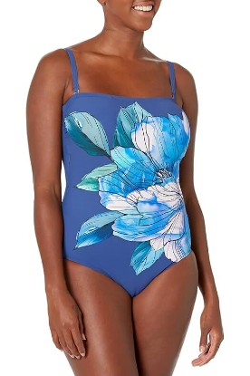 Picture of Gottex Women's Standard Wild Flower Bandeau One Piece