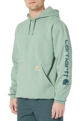 Picture of Carhartt Men's Loose Fit Midweight Logo Sleeve Graphic Sweatshirt Closeout