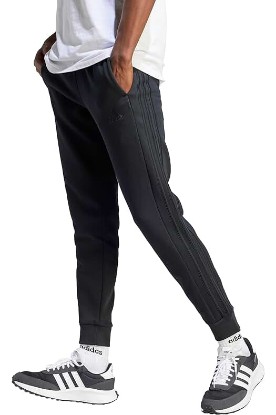 Picture of adidas Men's Essentials Fleece Tapered Cuffed 3-Stripes Pants