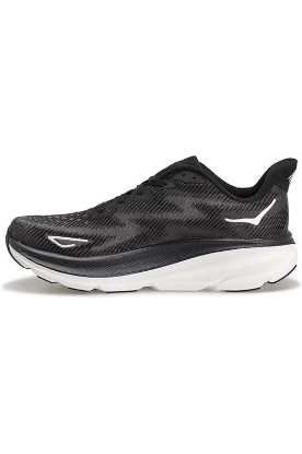 Picture of HOKA ONE ONE Hoka Men's Clifton 9 Sneaker, Black/White, 10.5