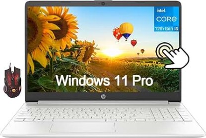 Picture of HP 2024 Newest 15.6&quot; Touchscreen Laptop - for Business and Student, Intel Core i3-1215U CPU, 16GB RAM, 512GB SSD, Long Battery Life, Windows 11 Pro, with Mouse