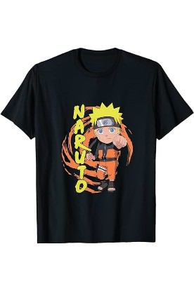 Picture of Naruto Ripple Junction x Naruto Shippuden Naruto Chibi Fist T-Shirt