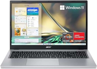 Picture of acer Newest Aspire Slim Laptop, 15.6" Full HD IPS Display, AMD Ryze 7 5700U Processor(Up to 4.3GHz), AMD Radeon Graphics, 16GB LPDDR5 RAM, 1TB NVMe SSD, Wi-Fi 5, Windows 11 Home