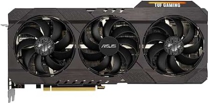 Picture of ASUS TUF Gaming NVIDIA GeForce RTX 3070 V2 OC Edition Graphics Card (PCIe 4.0, 8GB GDDR6, LHR, HDMI 2.1 , DisplayPort 1.4a, Dual Ball Bearings, Military-Grade Certification, GPU Tweak II) (Renewed)