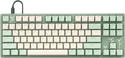 Picture of DROP Expression Series Shinai TKL Mechanical Keyboard - Holy Panda X Tactile Switches - PBT Double-Shot Keycaps - LED Backlight - Green