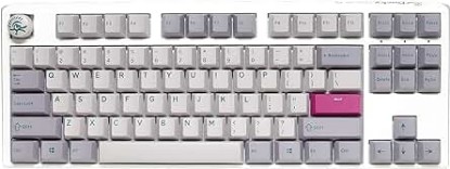 Picture of Ducky One 3 TKL Mist Grey Hotswap RGB Double Shot PBT Quack Mechanical Keyboard Cherry MX Brown