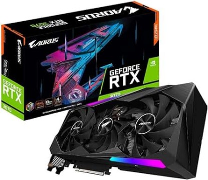 Picture of GIGABYTE AORUS GeForce RTX 3070 Master 8G Graphics Card, 3X WINDFORCE Fans, 8GB 256-bit GDDR6, GV-N3070AORUS M-8GD Video Card