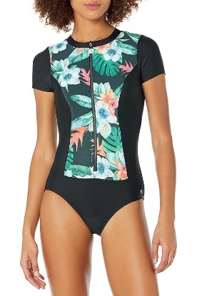 Picture of Next Women's Standard Blue Hawaii Malibu Zip One Piece