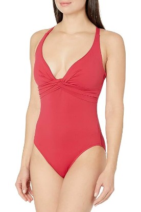 Picture of Seafolly Women's Standard Dd Cup Wrap Front One Piece Swimsuit