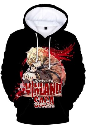 Picture of WAWNI Vinland Saga Hoodie Tracksuit Long Sleeve Children's Sweatshirt Harajuku Streetwear Fashion Anime Clothes