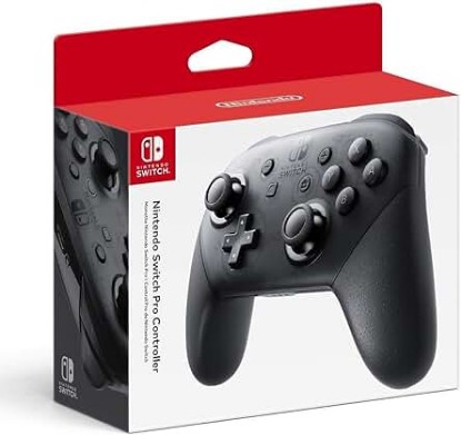 Picture of Nintendo Switch Pro Video Game Gaming Controller, Black (Renewed)