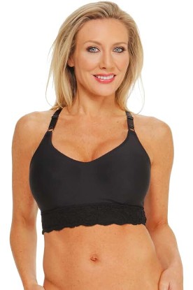 Picture of Shapeez Wirefree Moisture Wick Racerback Sports Bralette with Adjustable Straps Removable Cup - Yoga Workout Fitness Low Impact