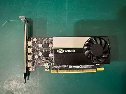 Picture of Dell Gaming OEM Nvidia Quadro T1000 4GB GDDR6 128-bit 10Gbps 4X Mini-DisplayPort 1.4a Graphics Video Card 5 Full - 5 Half Height (Renewed)