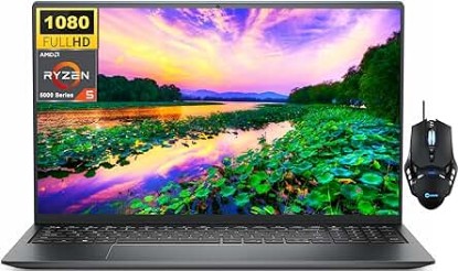 Picture of Dell Inspiron 15 3525 Laptop 2024 Newest, 64GB RAM, 2TB SSD, High Performance for Business and Student, 15.6" FHD IPS Display, AMD Ryzen 5 5500U Processor (up to 4GHz Beat i7-10710U), Win 11 Home