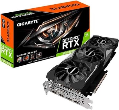 Picture of Gigabyte GeForce RTX 2070 Super Gaming OC 8G Graphics Card, 3X Windforce Fans, 8GB 256-Bit GDDR6, GV-N207SGAMING OC-8GD Video Card (Renewed)