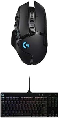 Picture of Logitech G PRO Mechanical Gaming Keyboard and Logitech G502 Lightspeed Wireless Gaming Mouse Bundle