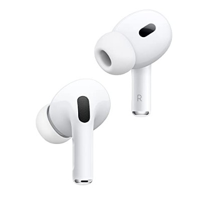 Picture of Apple AirPods Pro (2nd Generation) Wireless Ear Buds with USB-C Charging, Up to 2X More Active Noise Cancelling Bluetooth Headphones, Transparency Mode, Adaptive Audio, Personalized Spatial Audio