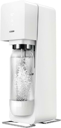 Picture of Sodastream Source Sparkling Water Maker Starter Kit with 60 Liter CO2 and 1Liter Bottle, White