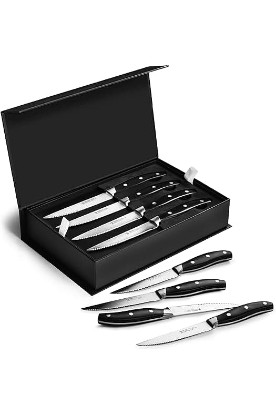 Picture of HENCKELS Forged Contour 8-pc Steak Knife Set - Black